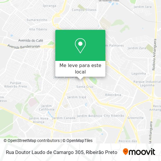 Rua Doutor Laudo de Camargo 305 mapa