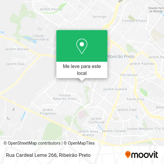 Rua Cardeal Leme 266 mapa