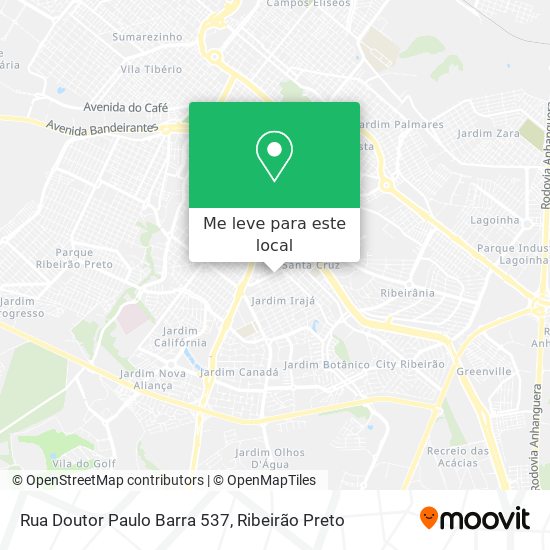 Rua Doutor Paulo Barra 537 mapa
