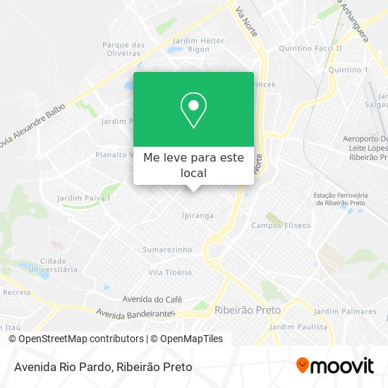 Avenida Rio Pardo mapa