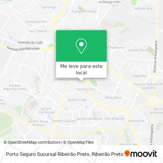 Porto Seguro Sucursal Ribeirão Preto mapa