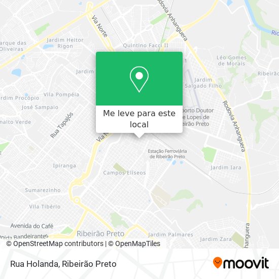 Rua Holanda mapa