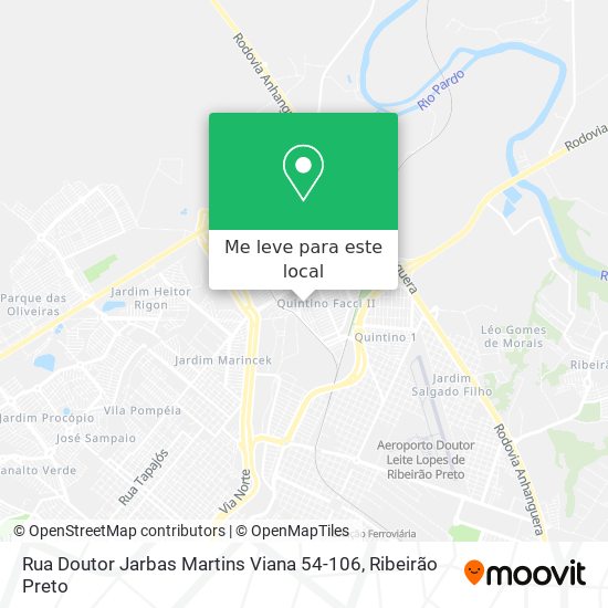 Rua Doutor Jarbas Martins Viana 54-106 mapa