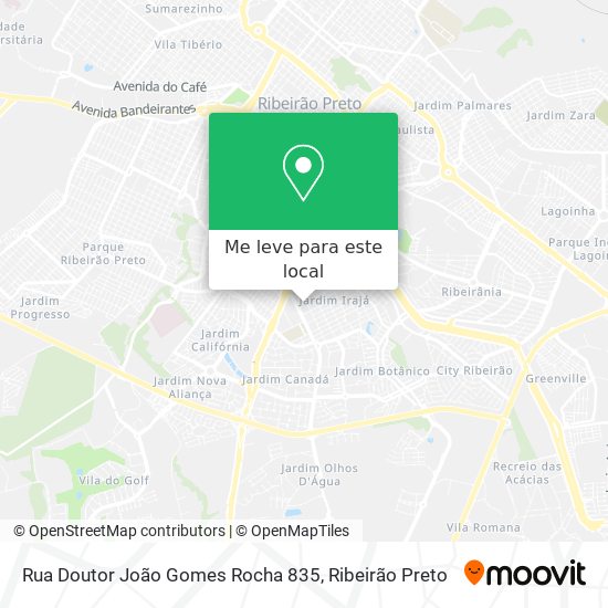 Rua Doutor João Gomes Rocha 835 mapa