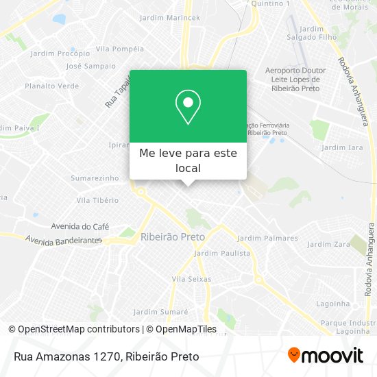 Rua Amazonas 1270 mapa