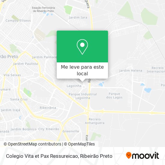 Colegio Vita et Pax Ressureicao mapa