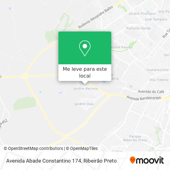 Avenida Abade Constantino 174 mapa