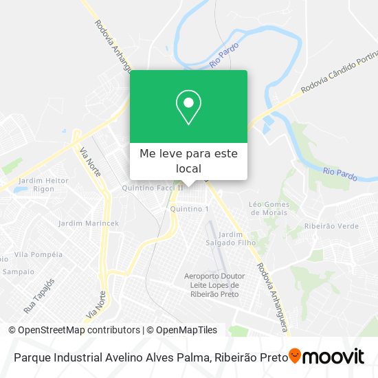 Parque Industrial Avelino Alves Palma mapa