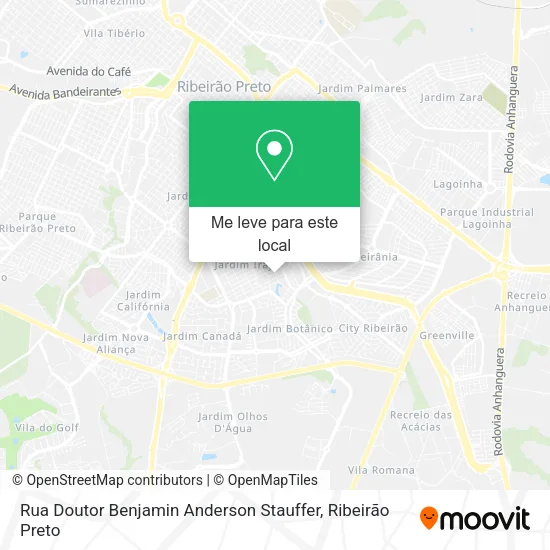 Rua Doutor Benjamin Anderson Stauffer mapa
