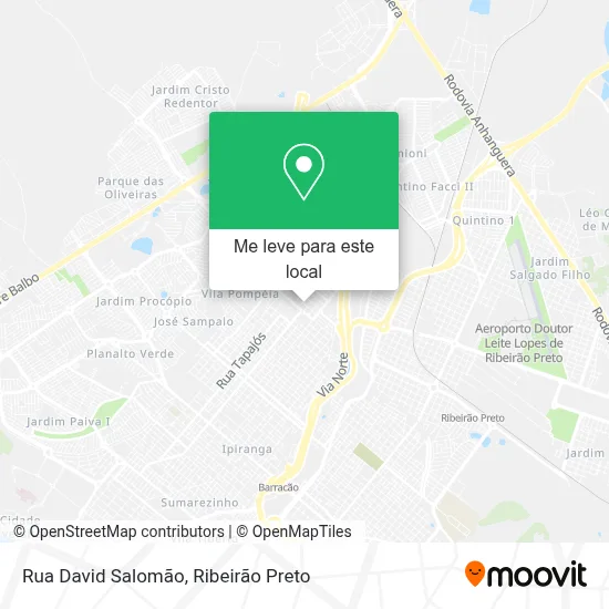 Rua David Salomão mapa