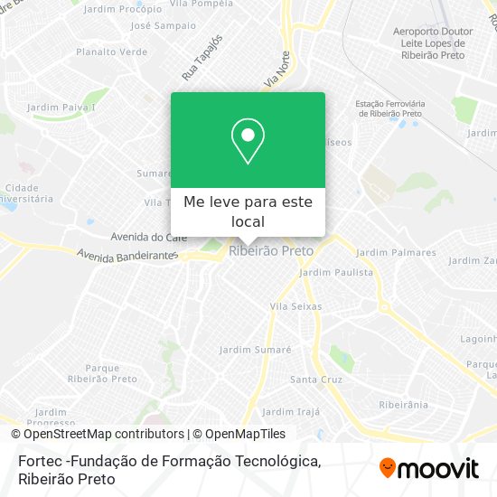 Fortec -Fundação de Formação Tecnológica mapa