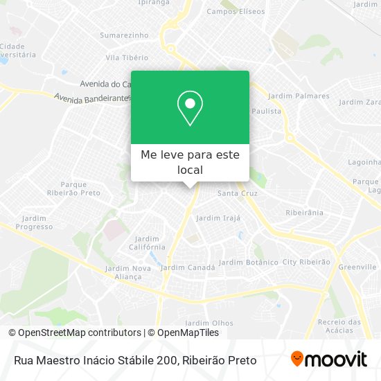 Rua Maestro Inácio Stábile 200 mapa