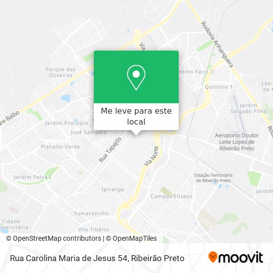Rua Carolina Maria de Jesus 54 mapa