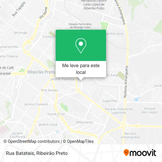 Rua Batatais mapa
