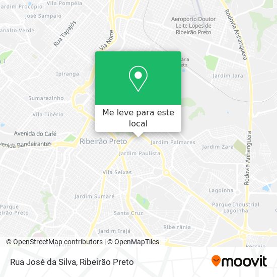 Rua José da Silva mapa