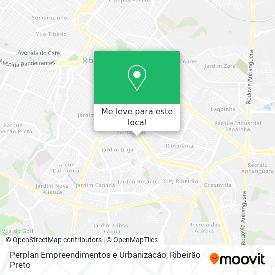 Perplan Empreendimentos e Urbanização mapa