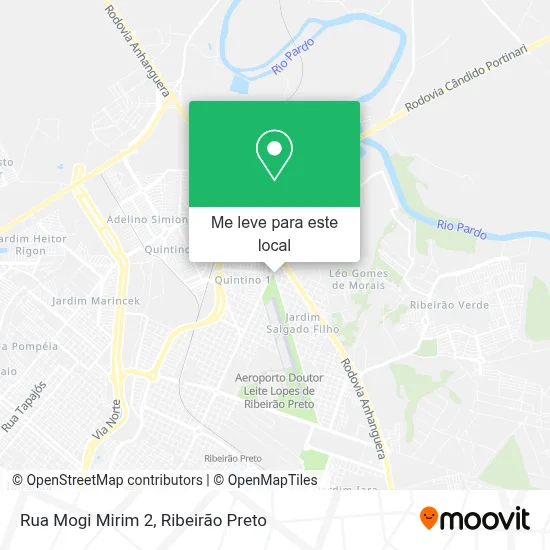 Rua Mogi Mirim 2 mapa