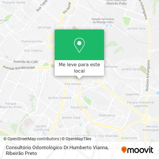 Consultório Odontológico Dr.Humberto Vianna mapa
