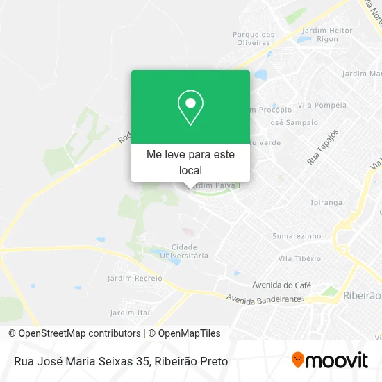 Rua José Maria Seixas 35 mapa