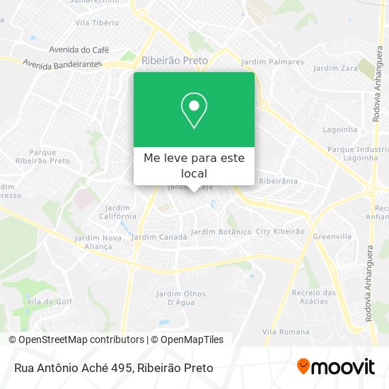 Rua Antônio Aché 495 mapa