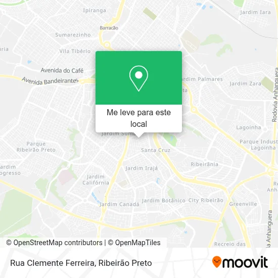 Rua Clemente Ferreira mapa