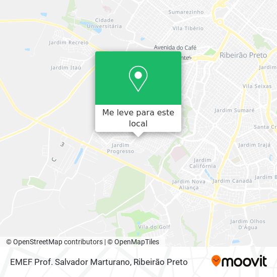 EMEF Prof. Salvador Marturano mapa