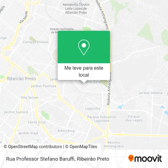 Rua Professor Stefano Baruffi mapa