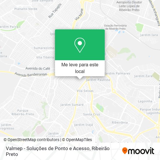 Valmep - Soluções de Ponto e Acesso mapa