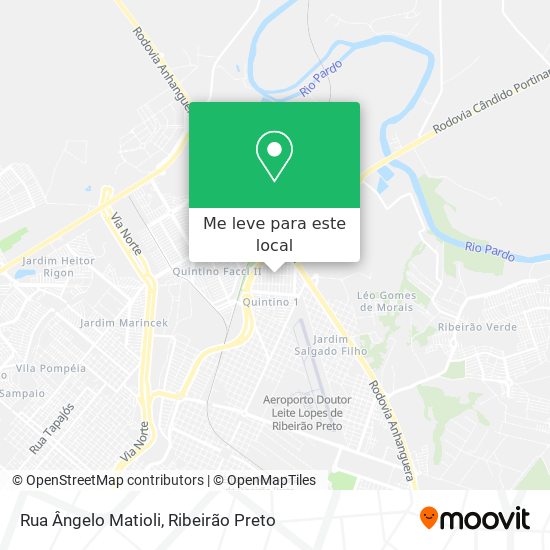 Rua Ângelo Matioli mapa