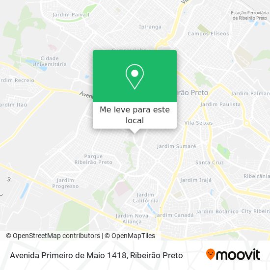 Avenida Primeiro de Maio 1418 mapa