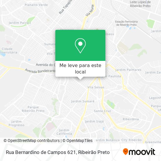 Rua Bernardino de Campos 621 mapa