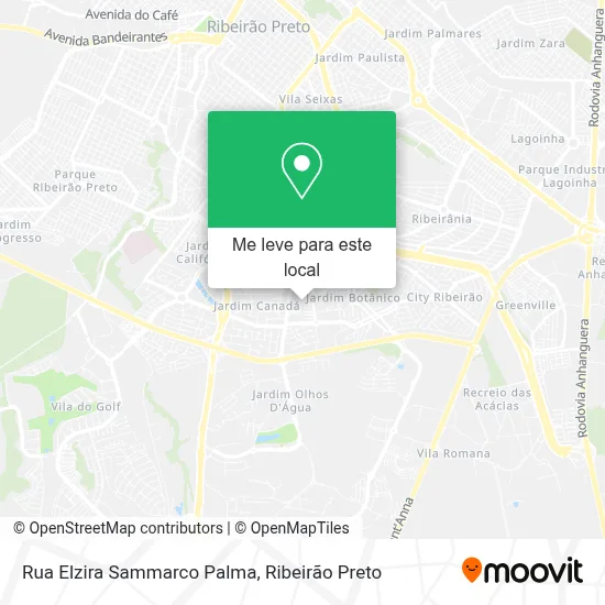 Rua Elzira Sammarco Palma mapa
