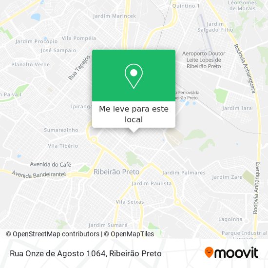 Rua Onze de Agosto 1064 mapa