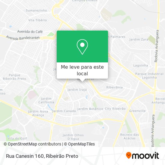 Rua Canesin 160 mapa