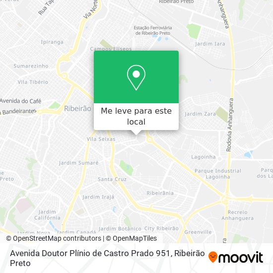 Avenida Doutor Plínio de Castro Prado 951 mapa