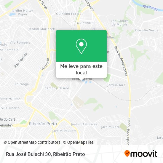 Rua José Buischi 30 mapa
