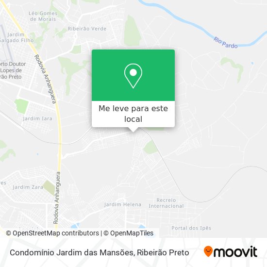Condomínio Jardim das Mansões mapa