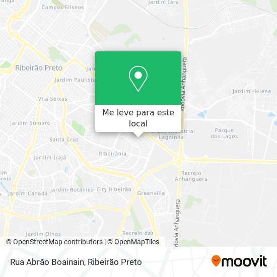 Rua Abrão Boainain mapa