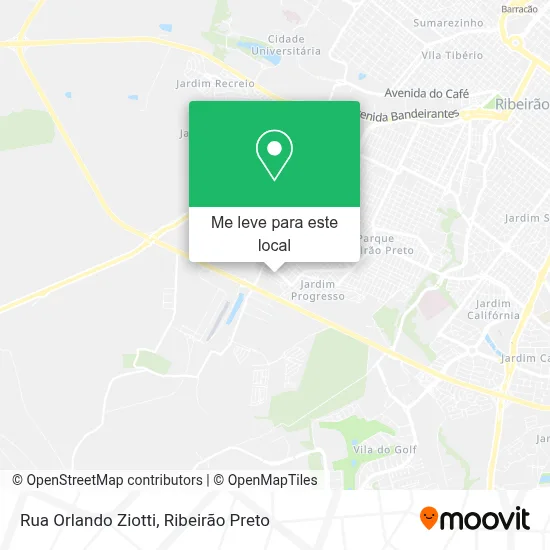 Rua Orlando Ziotti mapa