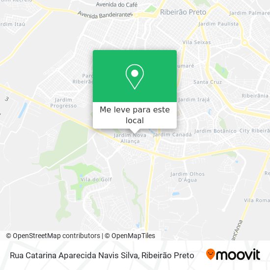 Rua Catarina Aparecida Navis Silva mapa