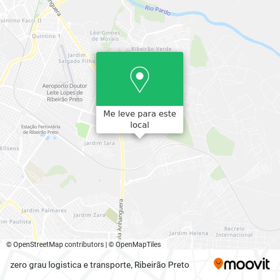 zero grau logistica e transporte mapa