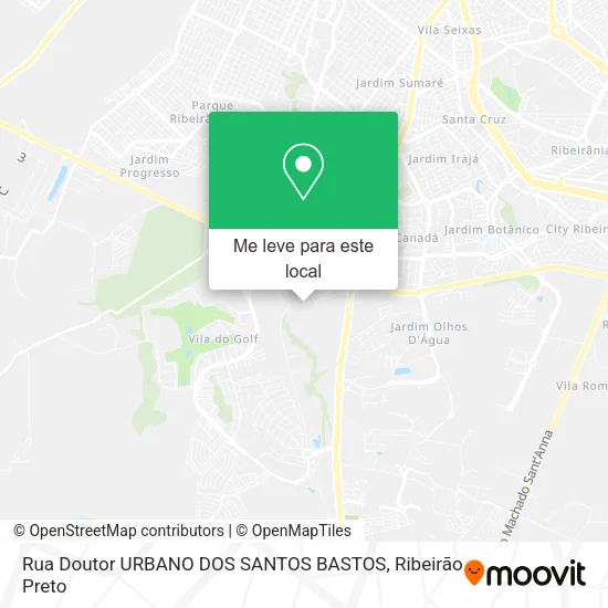 Rua Doutor URBANO DOS SANTOS BASTOS mapa