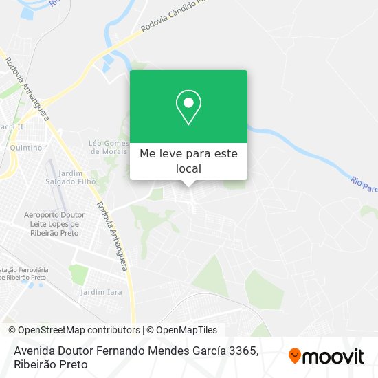 Avenida Doutor Fernando Mendes García 3365 mapa