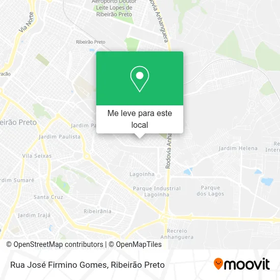 Rua José Firmino Gomes mapa