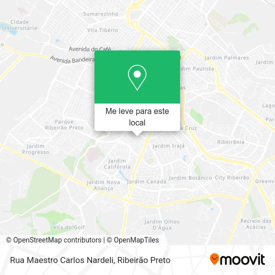 Rua Maestro Carlos Nardeli mapa