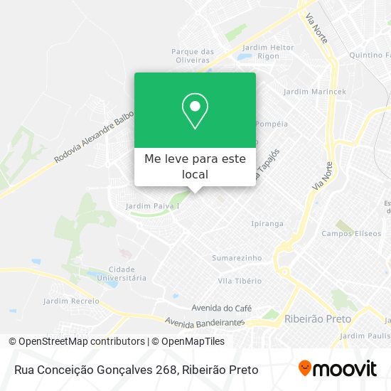 Rua Conceição Gonçalves 268 mapa