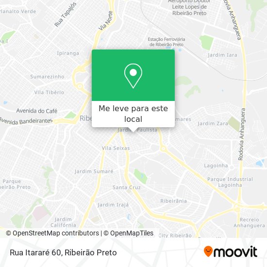 Rua Itararé 60 mapa