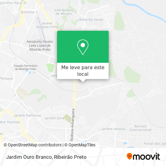 Jardim Ouro Branco mapa
