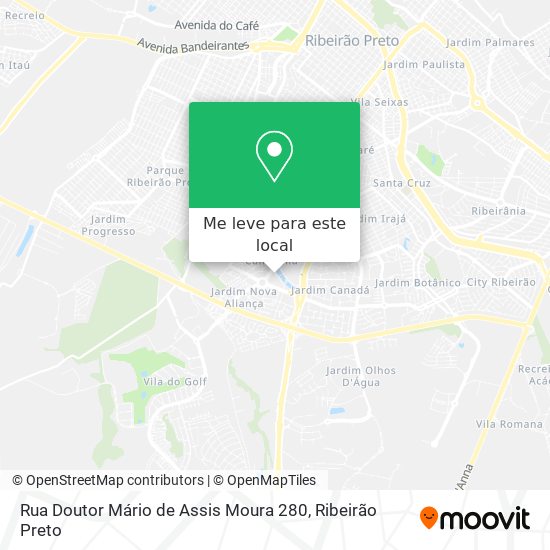 Rua Doutor Mário de Assis Moura 280 mapa
