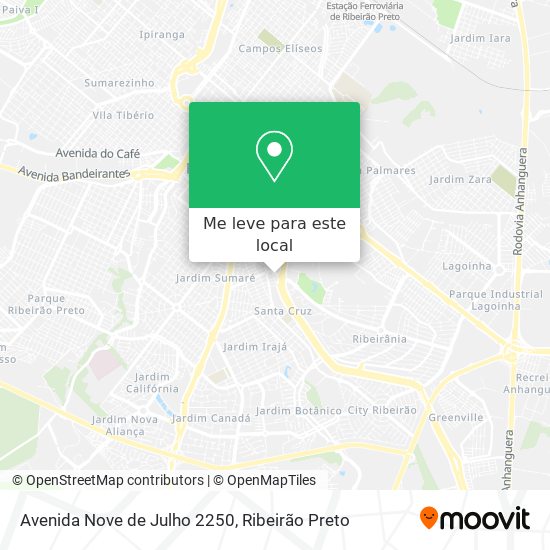 Avenida Nove de Julho 2250 mapa